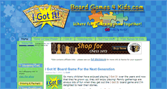 Desktop Screenshot of boardgames4kids.com